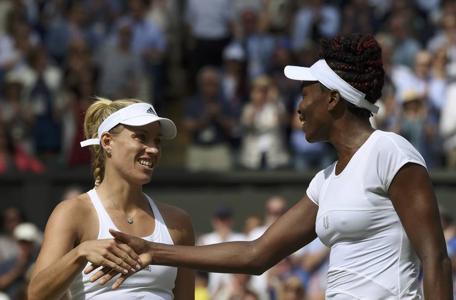 Kerber e Venus Williams (Reuters)